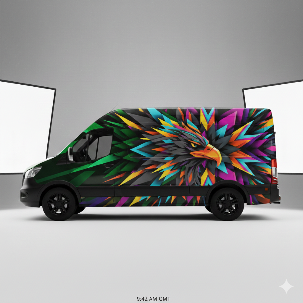 Large scale project signage