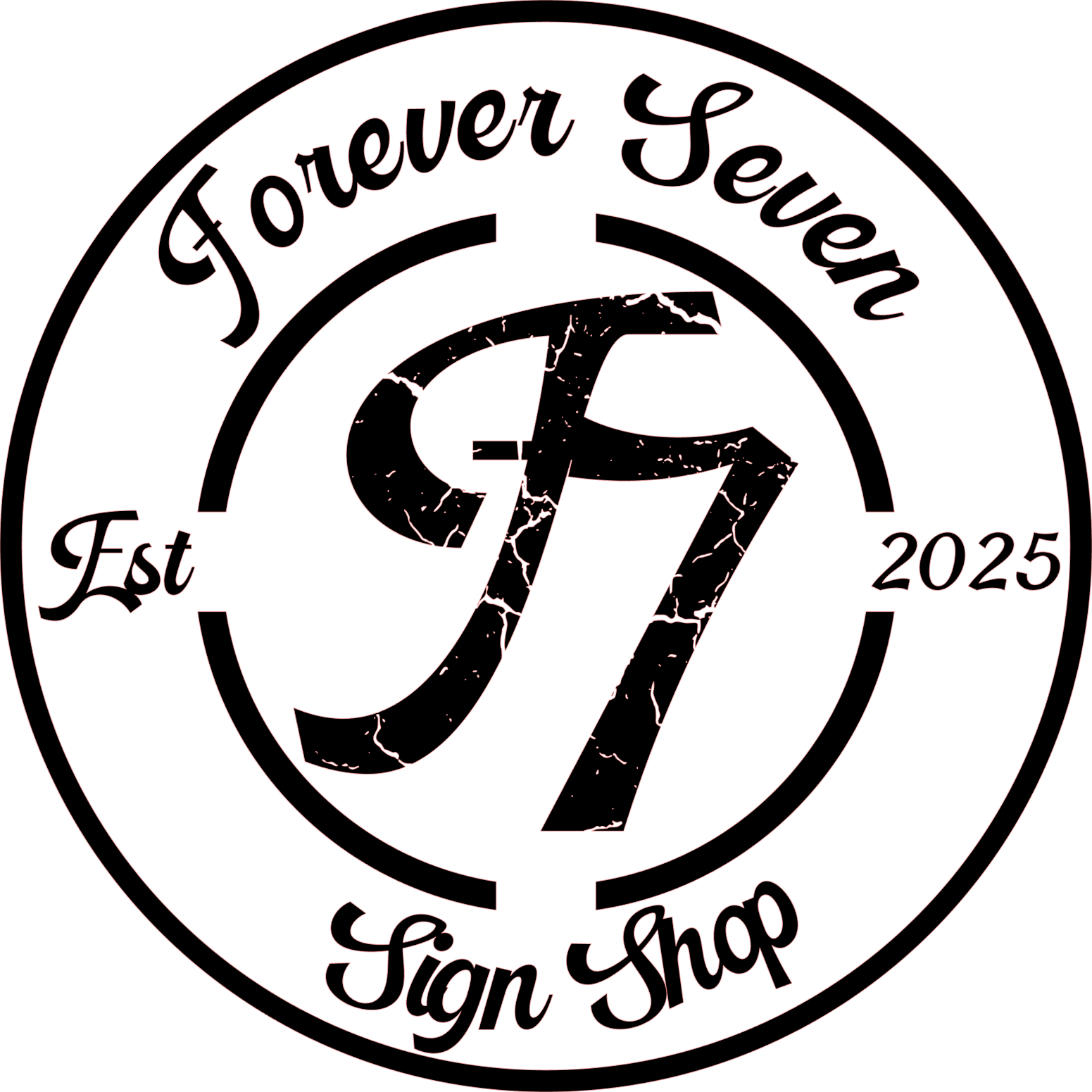 Forever 7 Sign Shop logo